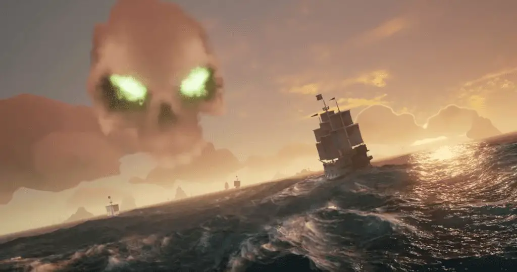 Skeleton Forts in Sea of Thieves