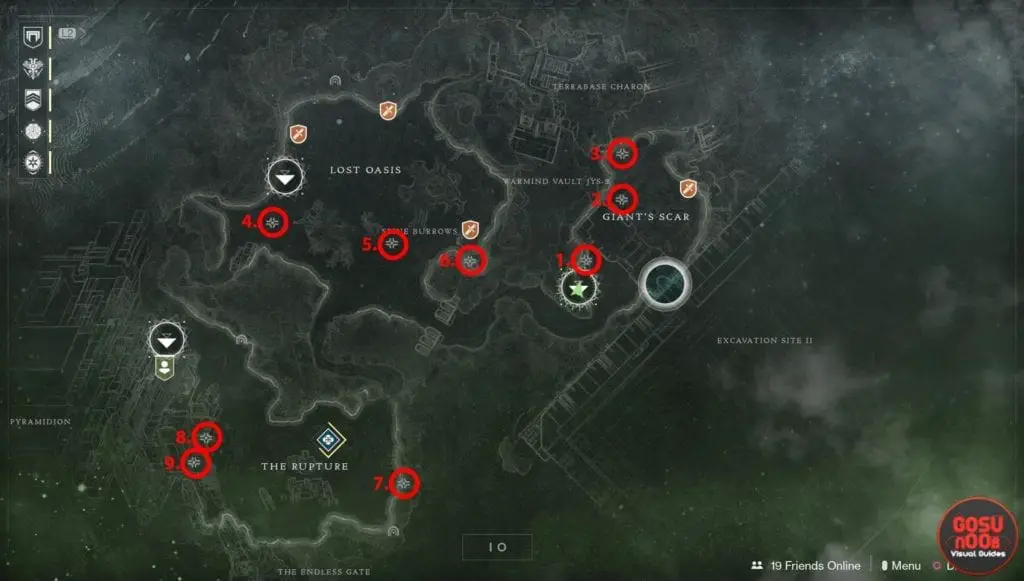 Regional Chest Locations in Destiny 2