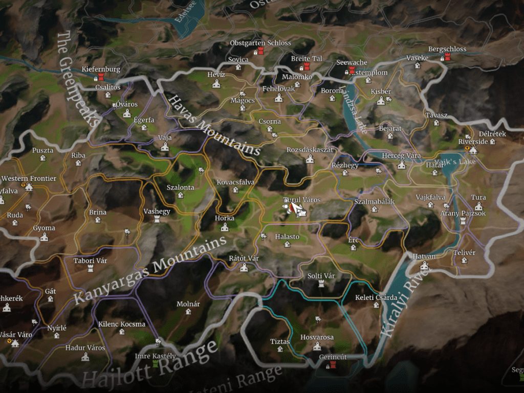 Conqueror's Blade Map